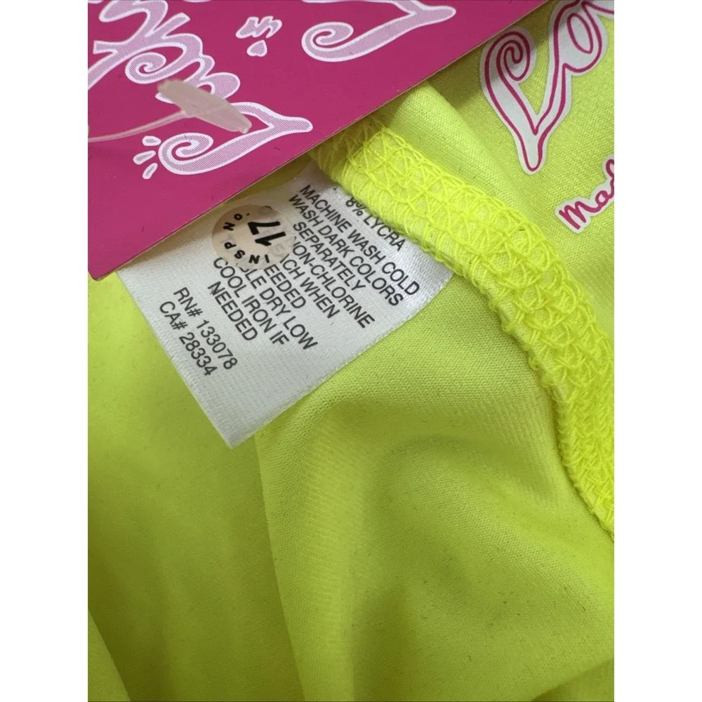 Lucky In Love Skort Girls M 10-12 Retro‎ Smocked Skirt Skort New With Tags